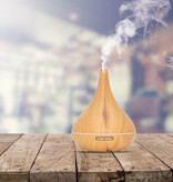 Aroma Diffuser - Lotus Pro - Light Wood - With LED Lighting - Garden Select