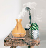 Aroma Diffuser - Vitality Pro - Light Wood - Luxury Edition - With LED Lighting