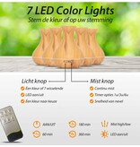 Aroma Diffuser – Vitality Pro – Light Wood – Luxusausführung – Mit LED-Beleuchtung