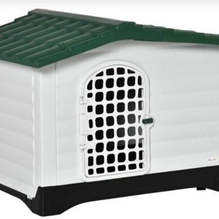 Topmast Rooftop Dog House - 111 x 84 x 80 cm - Plastic - Outdoor Dog House