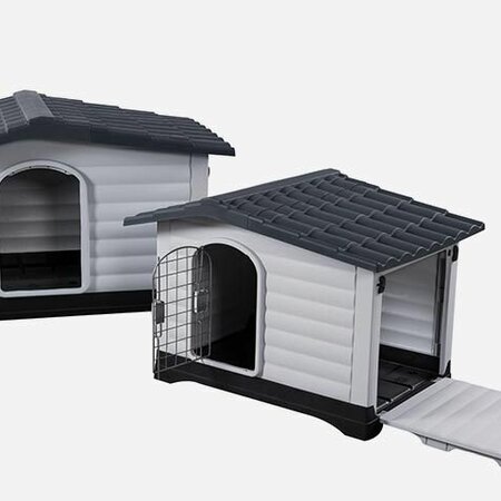 Topmast Rooftop Dog Kennel - 68.9 x 91.4 x 66.0 cm - Plastic - Weatherproof