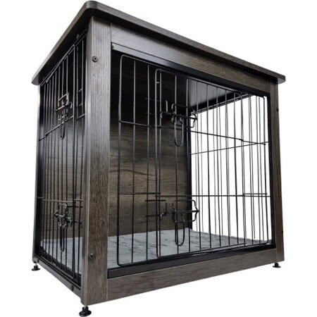 Topmast FurNiture Dog Crate - 98 x 65 x 68 cm - With Crate Mat - Garden Select