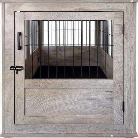 Topmast Luxurious Rustic Dog Crate - 98 x 71 x 79 cm - Large - Garden Select