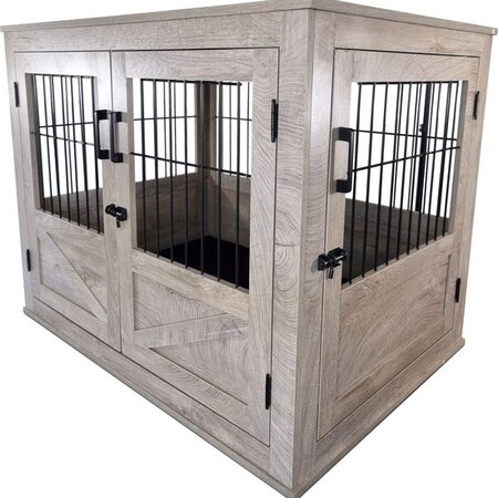 Topmast  Luxuriöse Hundebox im Landhausstil – 98 x 71 x 79 cm – Groß – Garden Select