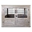 Topmast Luxurious Rustic Dog Crate - 98 x 71 x 79 cm - Large - Garden Select