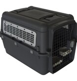 Topmast Pawsport Reisbench - IATA Transport Box - M - 71 x 51 x 48 cm. - Antraciet - Garden Select