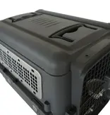 Topmast Pawsport Travel Crate - IATA Transport Box - Medium - 71 x 51 x 48 cm - Anthracite - Garden Select