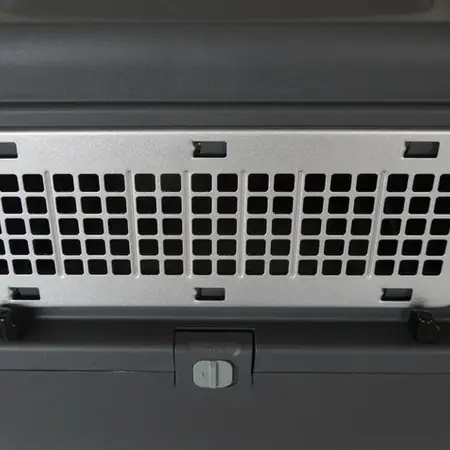 Topmast Pawsport Reisbench - IATA Transport Box - M - 71 x 51 x 48 cm. - Antraciet - Garden Select