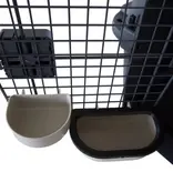 Topmast Pawsport Reisebox – IATA-Transportbox – Mittelgroß – 71 x 51 x 48 cm – Anthrazit – Garden Select