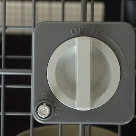 Topmast Pawsport Reisbench - IATA Transport Box - M - 71 x 51 x 48 cm. - Antraciet - Garden Select