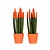 Vrouwentong - Set van 2 - Sansevieria cylindrica - Hoogte 20-40cm - ⌀9cm