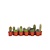 Mix cactus - Set van 12 - Cactus - Hoogte 5-10cm - ⌀5,5cm