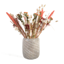 Droogbloemen - Boeket 'Trendy Lady in Red'
