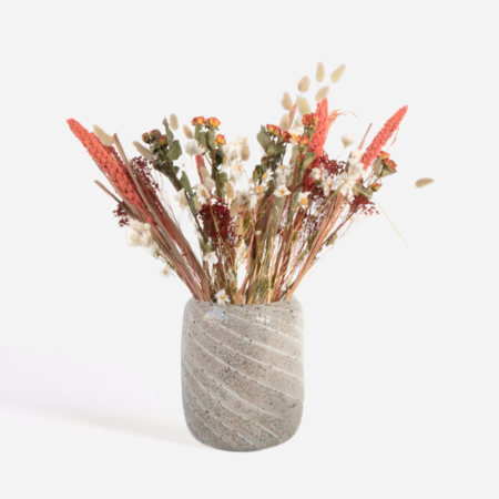 Droogbloemen - Boeket 'Trendy Lady in Red'