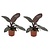 Philodendron - Set van 2 - Philodendron Black Cardinal - Hoogte 20-30cm - ⌀12cm