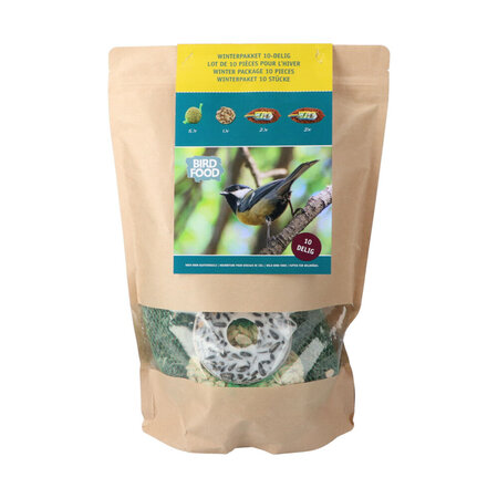 Vogelhuisje - Strandhuis Aruba Blauw met Vogelvoer - Garden Select