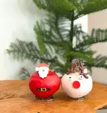 „Wachs-Weihnachtsmann-Mix“ – Amaryllis – 2er-Set – Für noch mehr Gemütlichkeit in Ihrem Zuhause – Garden Select