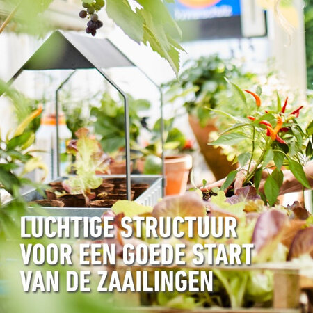 Compo Sana zaai & stekgrond 20 lt - Voor goede wortelontwikkeling en gelijkmatige kieming.