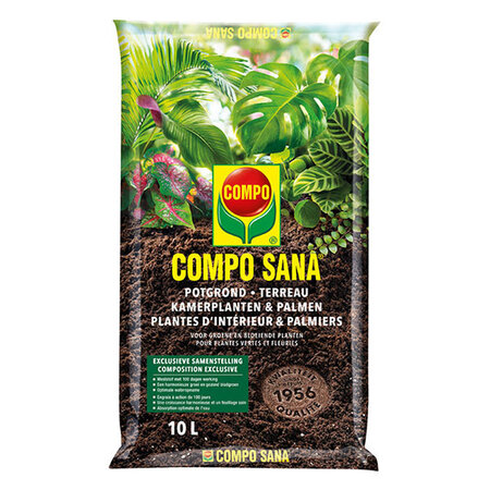 Compo Kamerplanten & Palmen Potgrond 10 lt - Meststof - Garden Select
