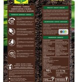 Compo Houseplants & Palms Potting Soil 10 lt - Fertilizer - Garden Select