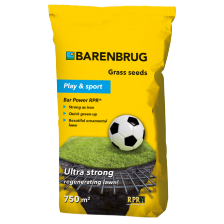Barenbrug Stange Power RPR (Play&Sport) 5 Kg. - Extrem starker Rasen - bis zu 250 m2