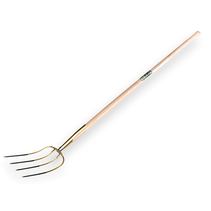 Manure fork Prof. - 4 teeth - incl. Knob Handle