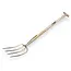 Offner Manure Fork Prof. - 4 Teeth - incl. T-Handle - Hardened Steel - Garden Select