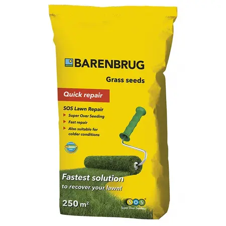 Barenbrug Graszaad - SOS Lawn Repair (Herstel) 15 Kg . - Snel Herstel Voor Gazons En Sportvelden