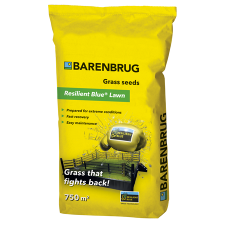 Barenbrug Widerstandsfähiger Blauer Rasen 15 Kg. - Spielrasen - Bis zu 750 M2 - garden-select.com