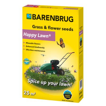 Barenbrug Happy Lawn 5 kg - 250 m2 - Gras, Bloemen en Kruiden - Garden Select