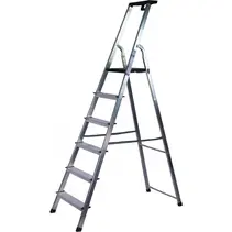 Household Ladder 128 cm 6 steps Aluminum
