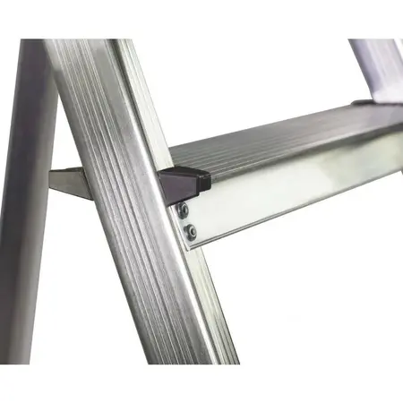 Maxall Huishoudtrap 128 cm 6 Tredes Aluminium - Garden Select