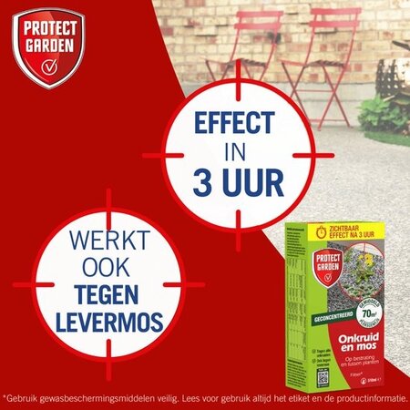 Protect Garden Flash against weeds - 510 ml - Concentrate against weeds on the terrace