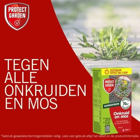 Protect Garden Flash against weeds - 510 ml - Concentrate against weeds on the terrace