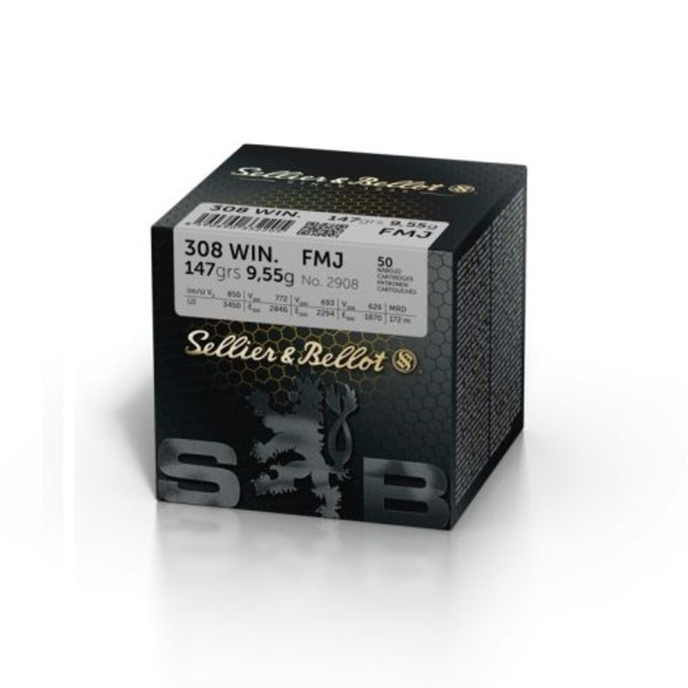 Sellier & Bellot Sellier & Bellot .308 WIN. FMJ 147 grain