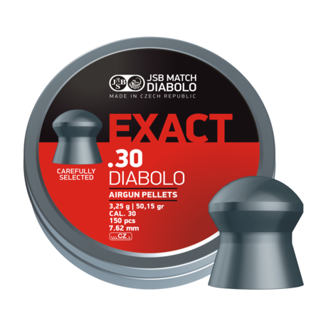 JSB JSB Exact Diabolo 7.62 mm / .30 50.15 gr – 150 pcs.