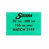 Sierra Kogelkoppen Sierra Matchking .30 HPBT Match 155 grain 2155 Sierra Kogelkoppen Sierra Matchking .30 HPBT Match 155 grain 2155