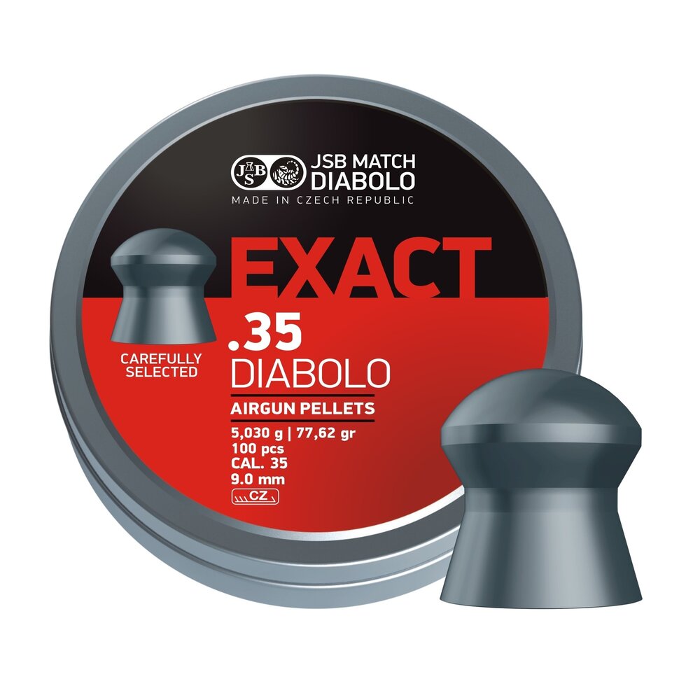 JSB JSB Exact Diabolo 9,00 mm / .35 81,02 gr – 100 stuks