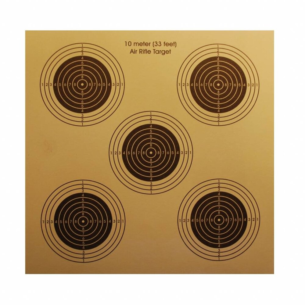 Hatsan Hatsan Schietkaarten 14x14 cm - 100 stuks met 1 en 5 rozen Hatsan Hatsan Schietkaarten 14x14 cm - 100 stuks met 1 en 5 rozen