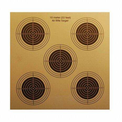 Hatsan Hatsan Schietkaarten 14x14 cm - 100 stuks met 1 en 5 rozen Hatsan Hatsan Schietkaarten 14x14 cm - 100 stuks met 1 en 5 rozen