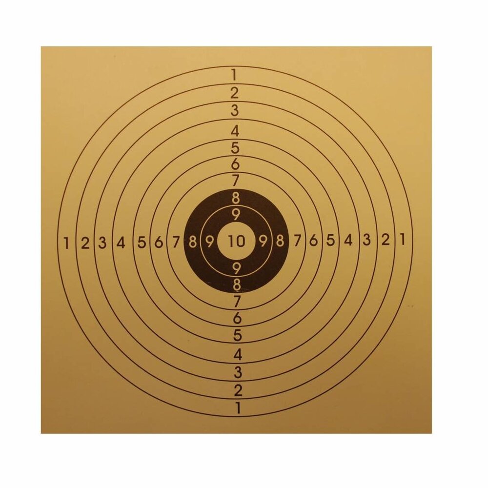 Hatsan Hatsan Paper Targets 14x14 cm - 100 pcs with 1 and 5 Bulls Hatsan Hatsan Paper Targets 14x14 cm - 100 pcs with 1 and 5 Bulls