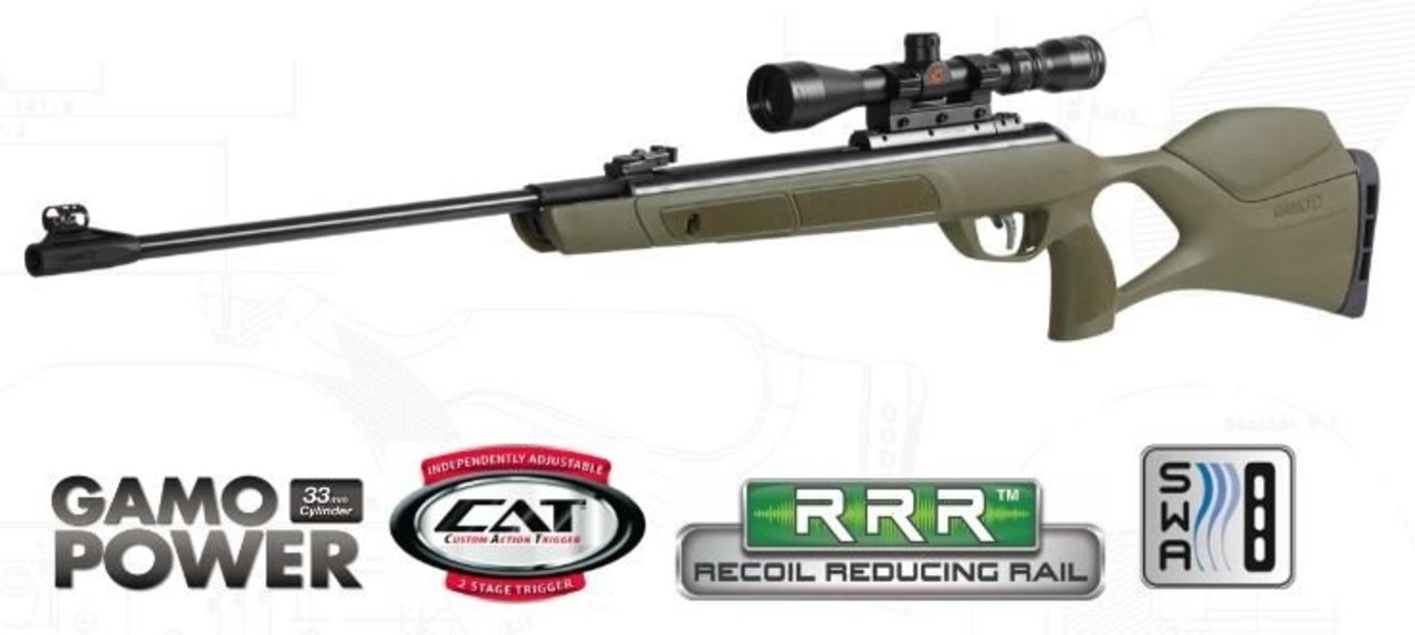 Gamo Gamo G-Magnum 1250 Jungle Air Rifle 5.5 mm incl. 3-9x40 Scope Gamo Gamo G-Magnum 1250 Jungle Air Rifle 5.5 mm incl. 3-9x40 Scope