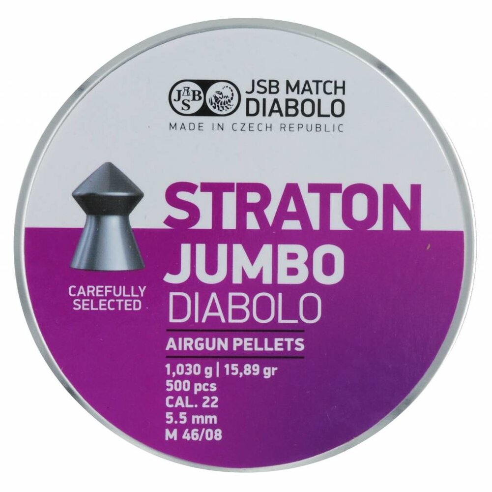 JSB JSB Straton Jumbo Diabolo 5.50mm 15.89gr (500pc) JSB JSB Straton Jumbo Diabolo 5.50mm 15.89gr (500pc)