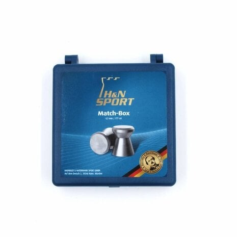 Haendler & Natermann H&N Match Pellet Box 4.5 mm for flat-head airgun pellets