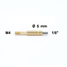 Cleaning Rod Adapter Niebling M4 external thread - 1/8" external thread Cleaning Rod Adapter Niebling M4 external thread - 1/8" external thread
