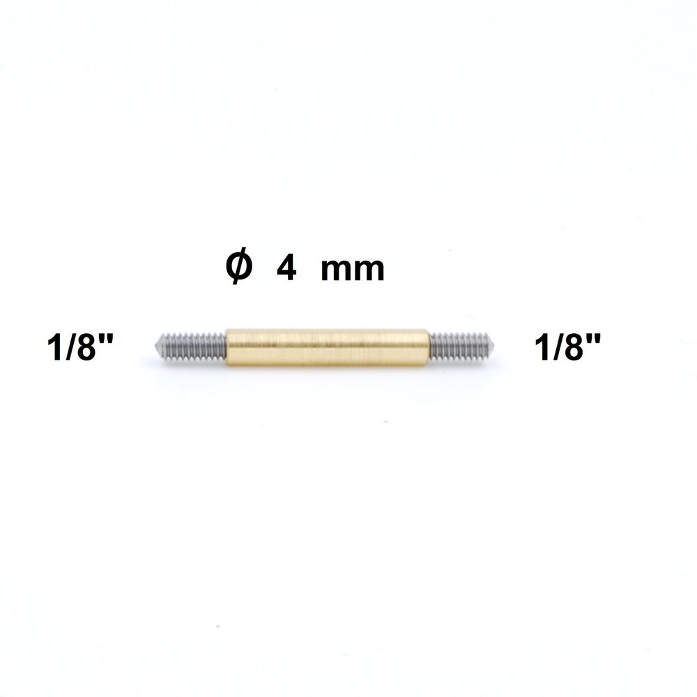 Poetsstok Adapter Dewey 1/8" buitendraad - 1/8" buitendraad Poetsstok Adapter Dewey 1/8" buitendraad - 1/8" buitendraad