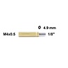 Ballistol Poetsstok Adapter Swiss M4x0,5 binnendraad naar 1/8" buitendraad Ballistol Poetsstok Adapter Swiss M4x0,5 binnendraad naar 1/8" buitendraad