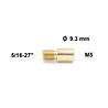 Ballistol Cleaning Rod Adapter Dewey 5/16-27" external thread to M5 internal thread Ballistol Cleaning Rod Adapter Dewey 5/16-27" external thread to M5 internal thread