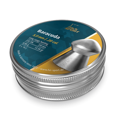 Haendler & Natermann H&N Baracuda 5,0 mm 13,58 gr - 250 stuks Haendler & Natermann H&N Baracuda 5,0 mm 13,58 gr - 250 stuks