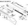 Weihrauch Weihrauch Hoofdveergeleider 9370 voor HW25 Weihrauch Weihrauch Hoofdveergeleider 9370 voor HW25
